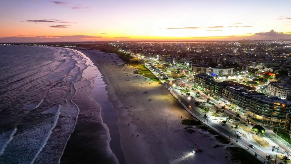 Entardecer em Cabo Frio